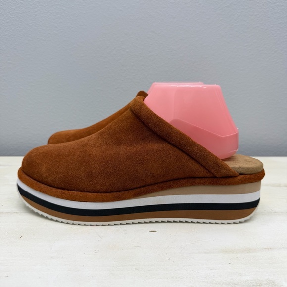Kelsi Dagger Suede Brooklyn Harvey Platform Clogs Size 11